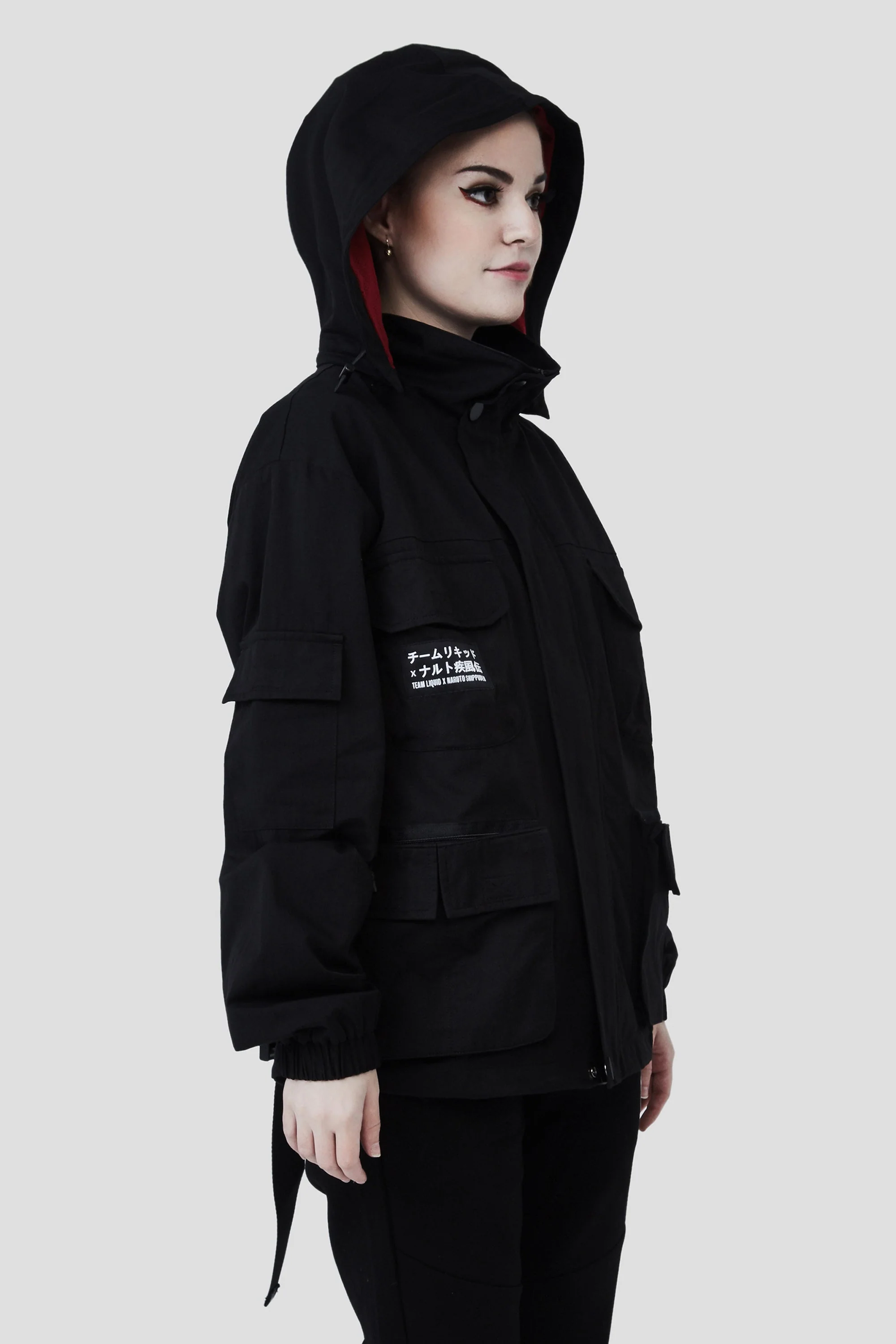 NARUTO AKATSUKI ITACHI PACKABLE TECH JACKET - Image 13