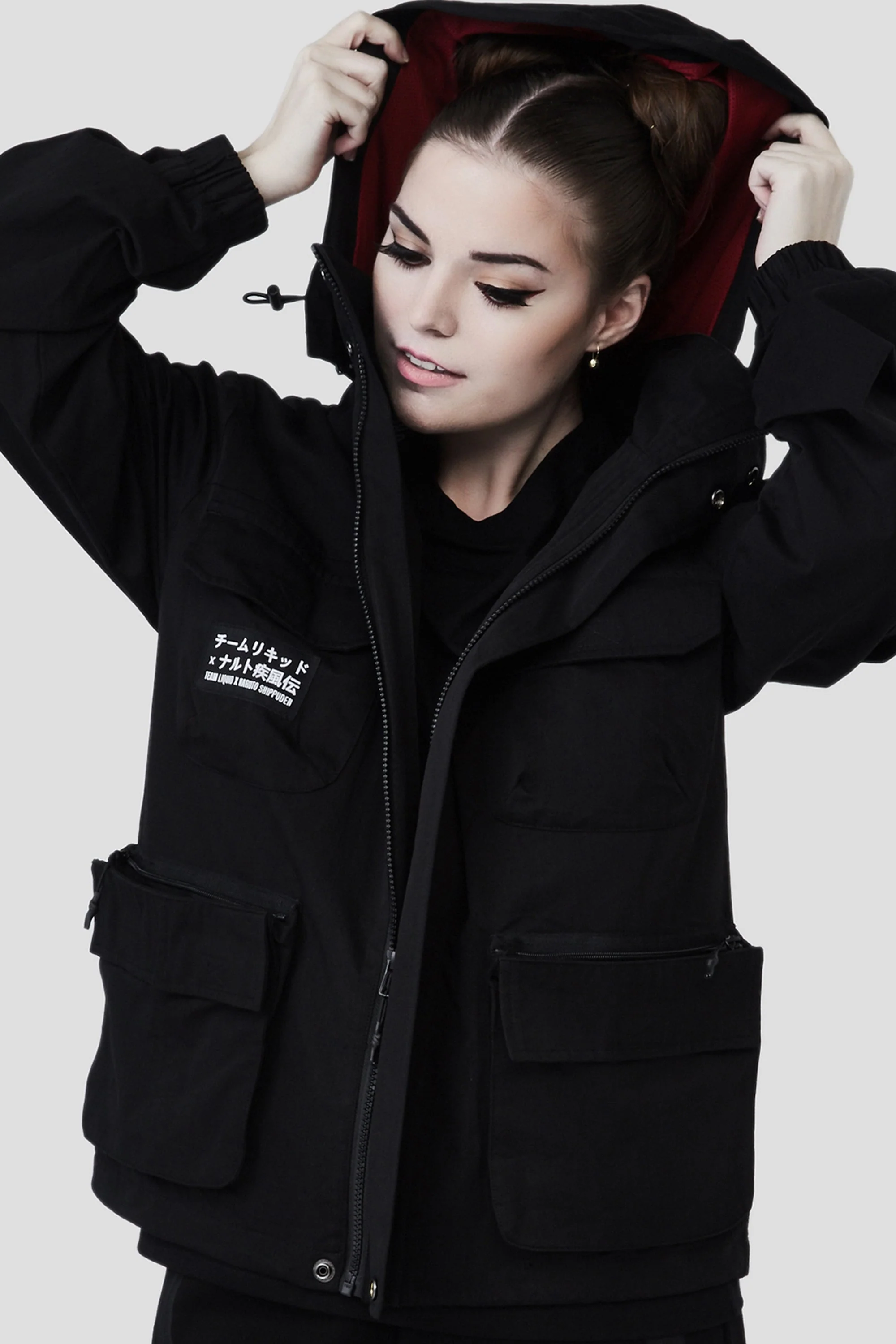 NARUTO AKATSUKI ITACHI PACKABLE TECH JACKET - Image 7