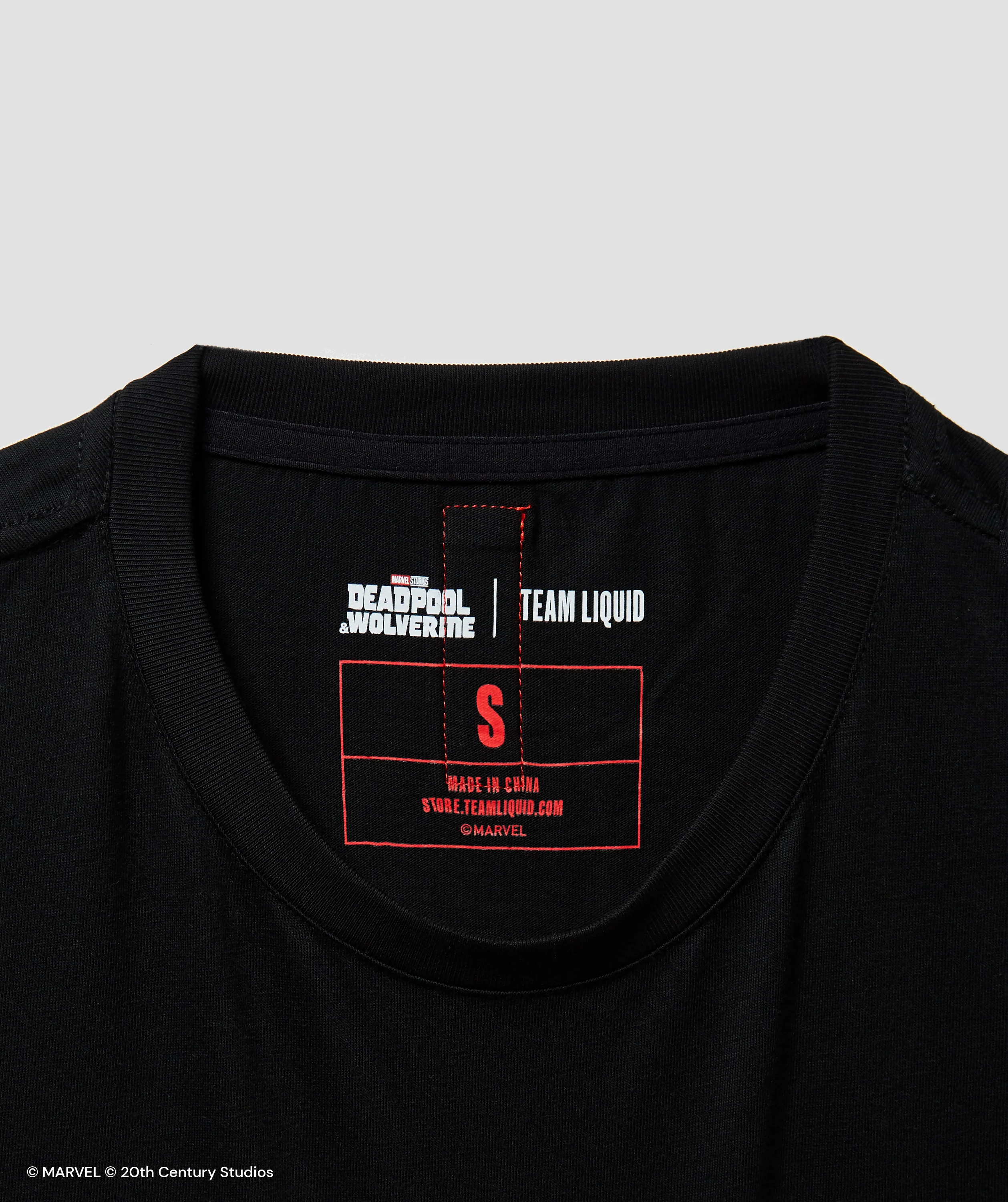 DEADPOOL MARVEL LOGO SLASH TEE - Image 5