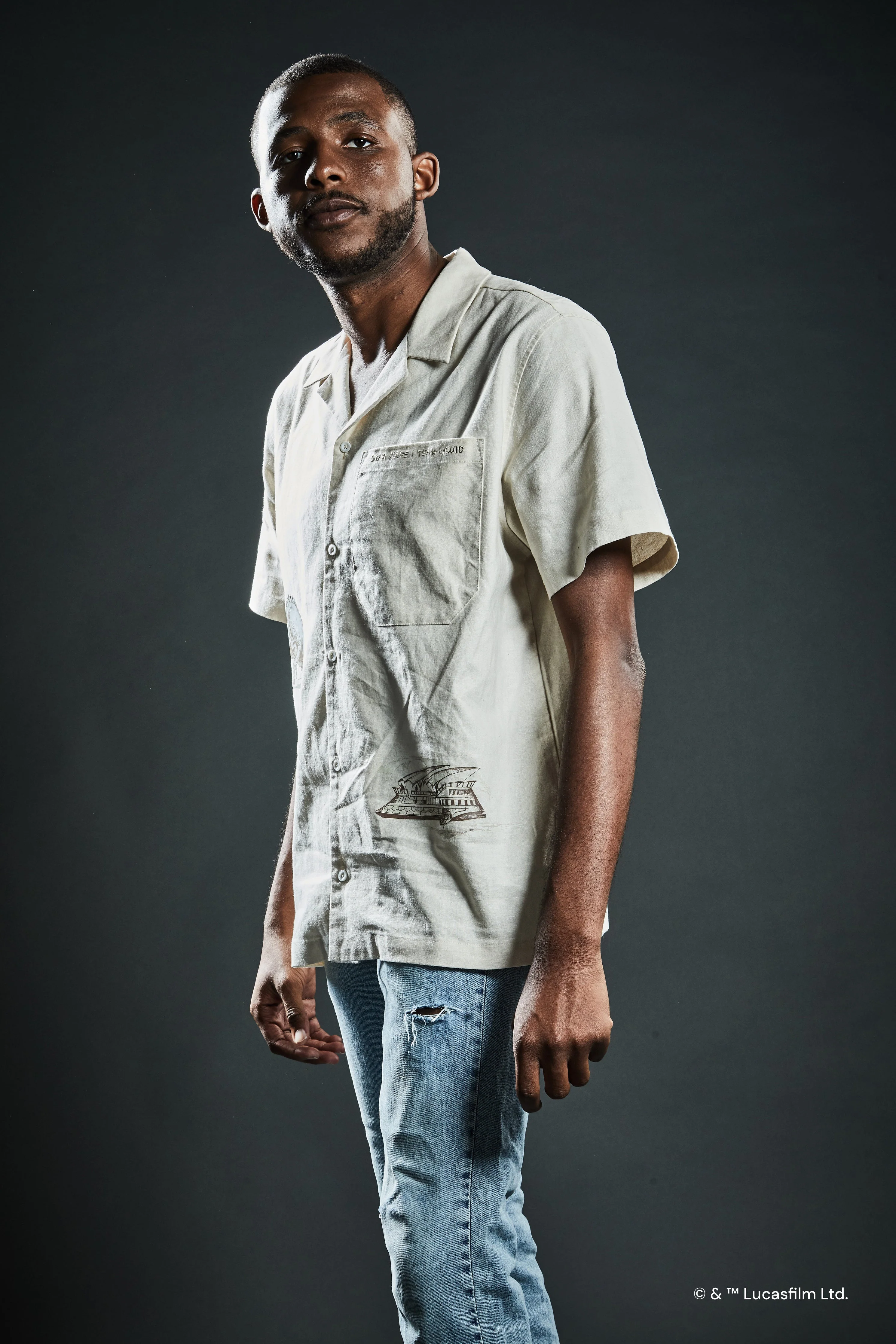 STAR WARS™ | TEAM LIQUID TATOOINE BUTTON UP - Image 4