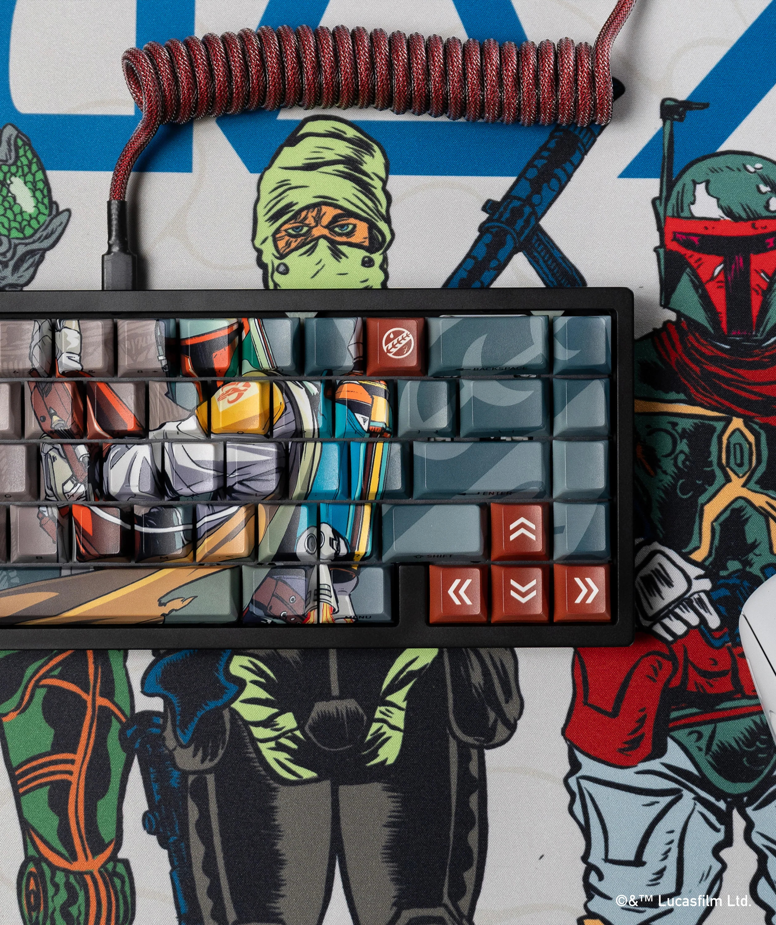 STAR WARS™ BOBA FETT KEYCAP SET - Image 4