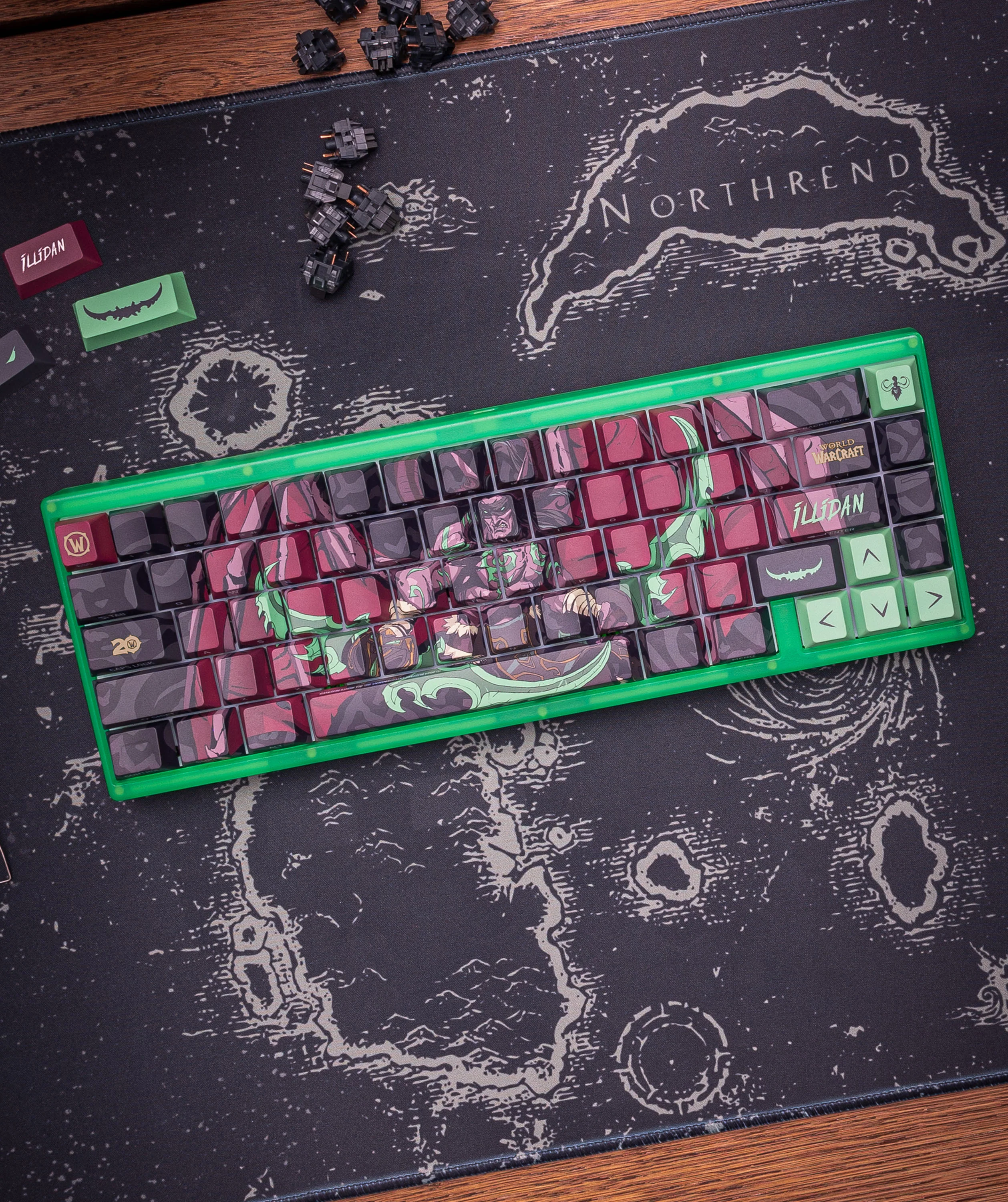WORLD OF WARCRAFT ILLIDAN STORMRAGE KEYCAP SET - Image 4