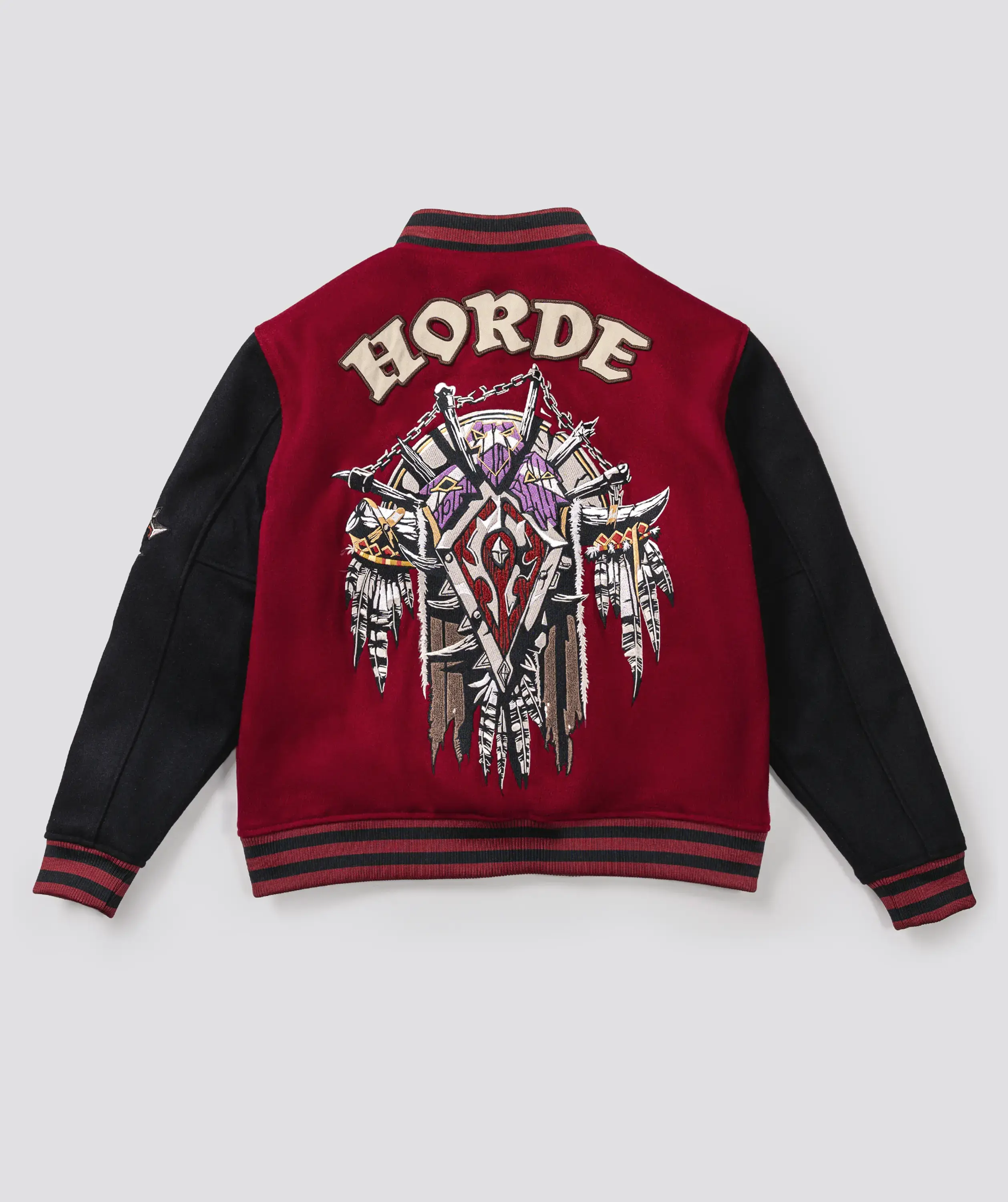 WORLD OF WARCRAFT HORDE VARSITY JACKET