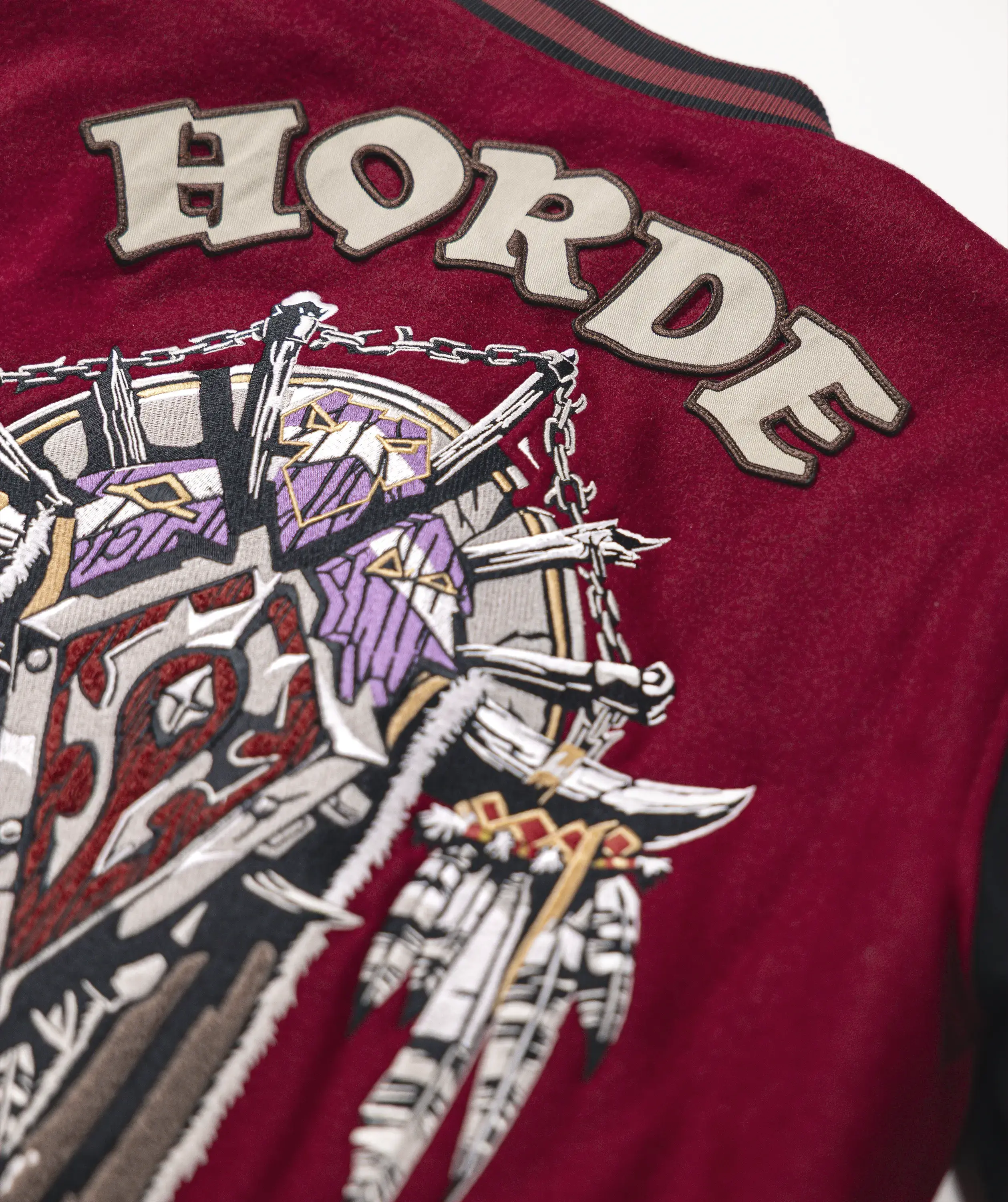 WORLD OF WARCRAFT HORDE VARSITY JACKET - Image 13