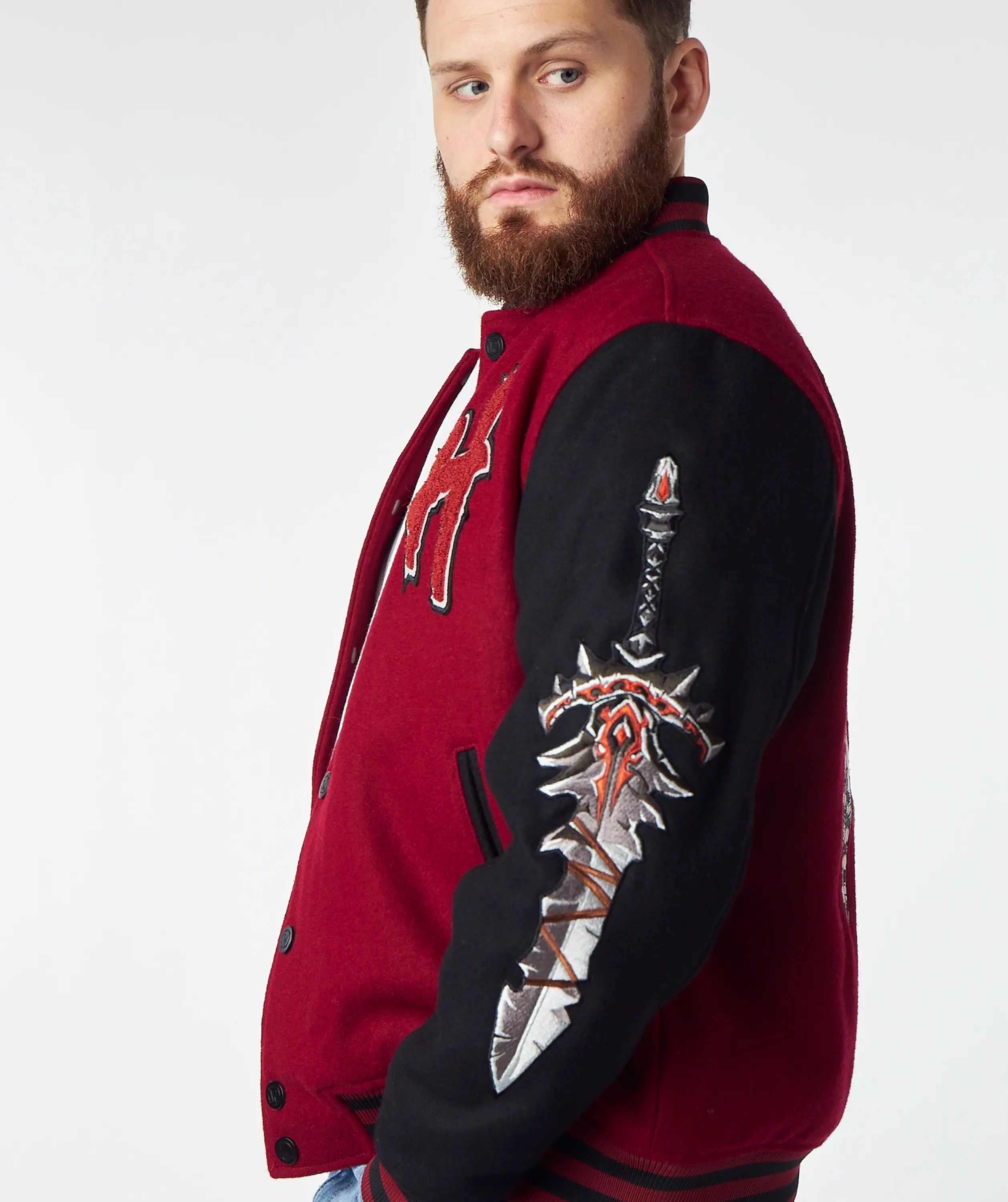 WORLD OF WARCRAFT HORDE VARSITY JACKET - Image 15