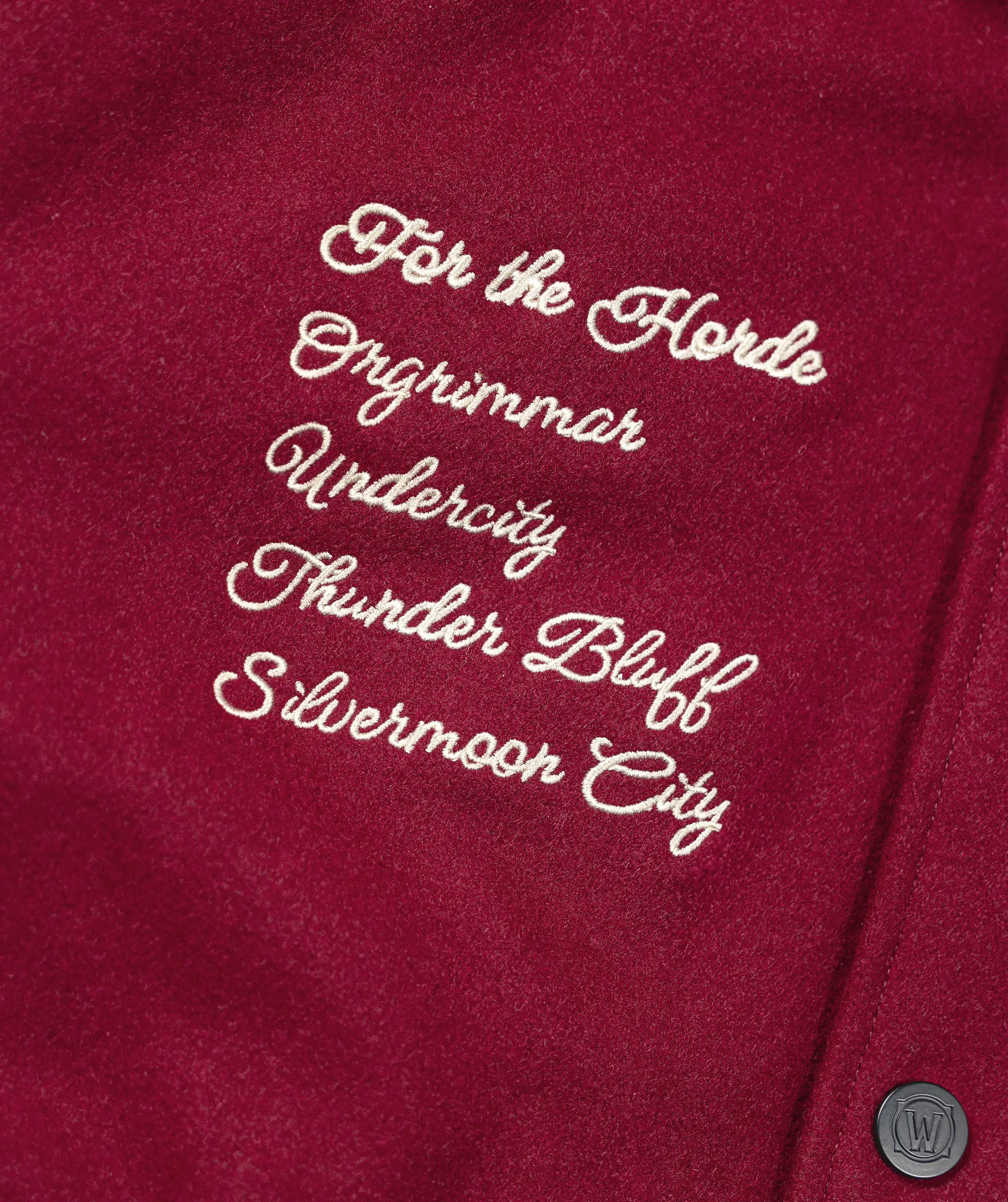 WORLD OF WARCRAFT HORDE VARSITY JACKET - Image 16