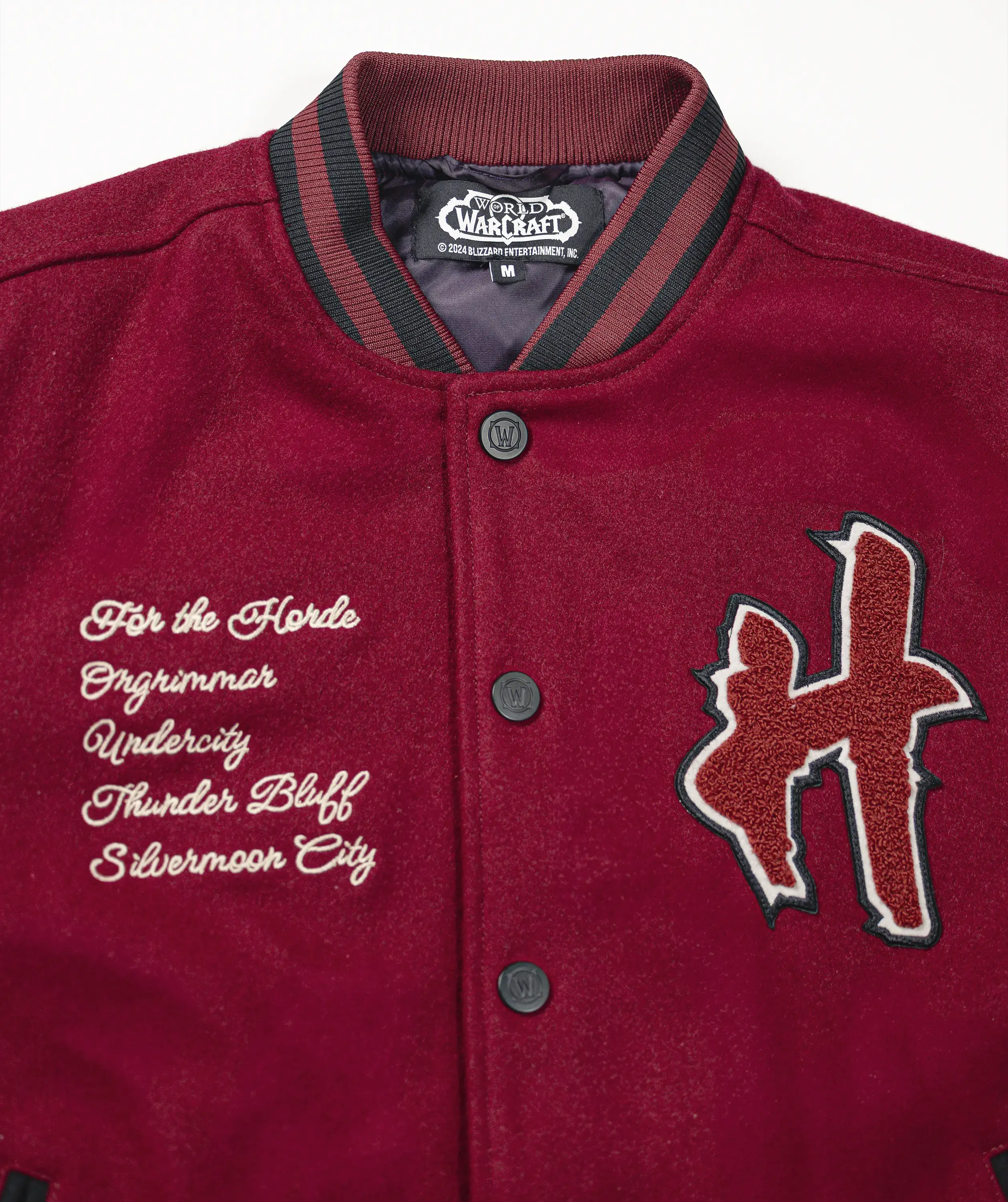 WORLD OF WARCRAFT HORDE VARSITY JACKET - Image 19