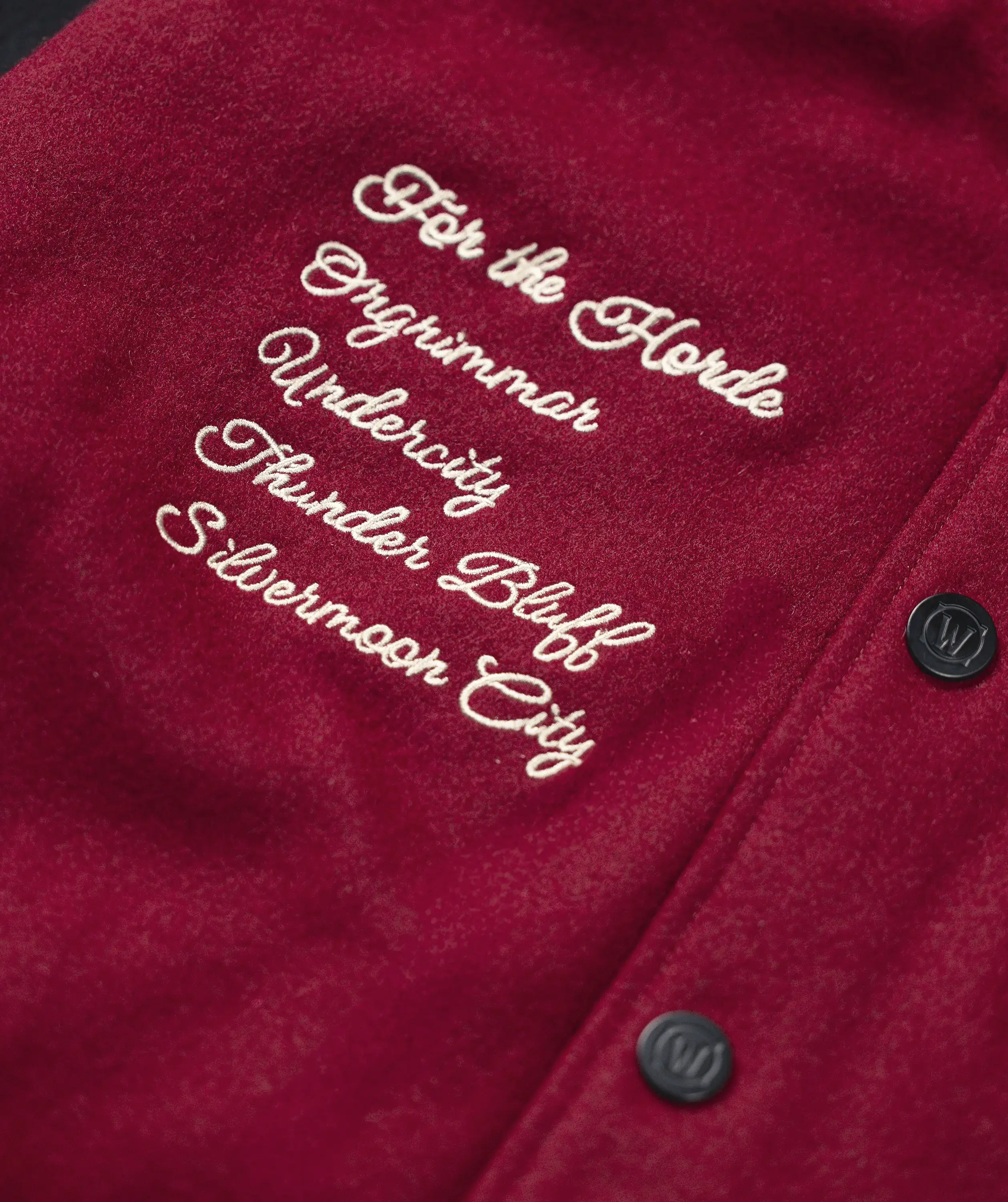 WORLD OF WARCRAFT HORDE VARSITY JACKET - Image 23