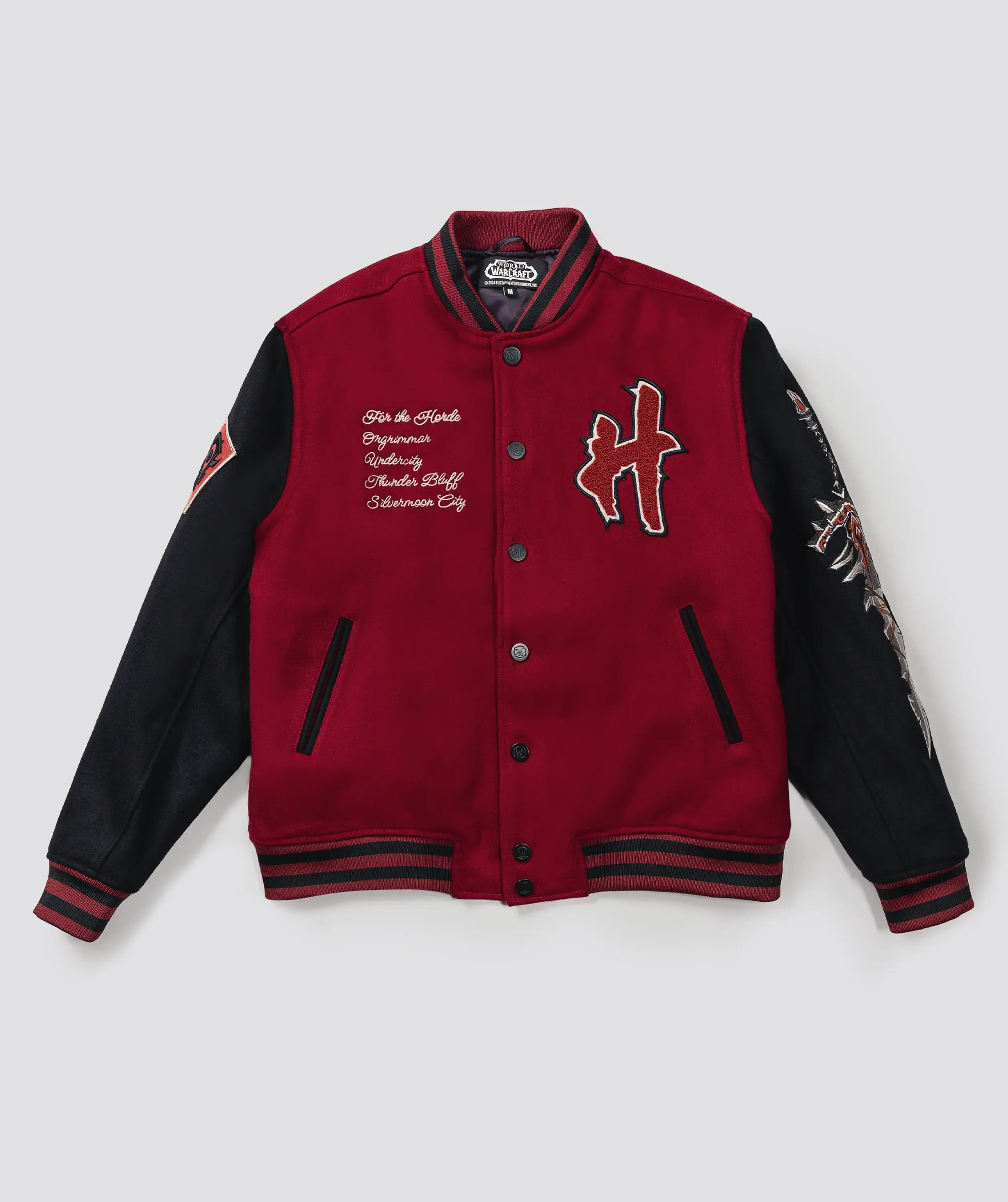 WORLD OF WARCRAFT HORDE VARSITY JACKET - Image 3