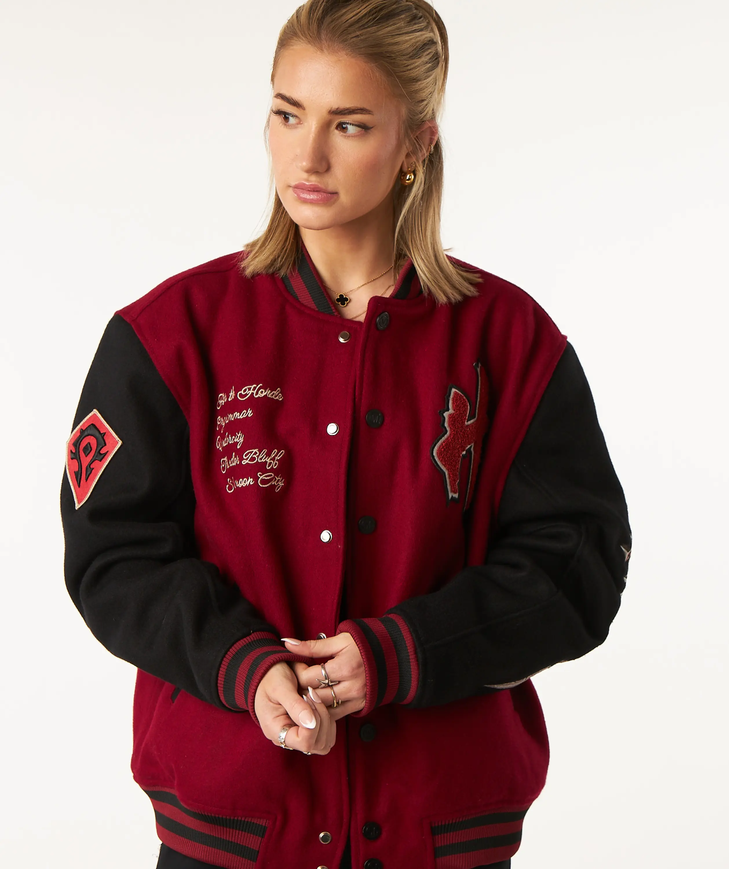 WORLD OF WARCRAFT HORDE VARSITY JACKET - Image 6