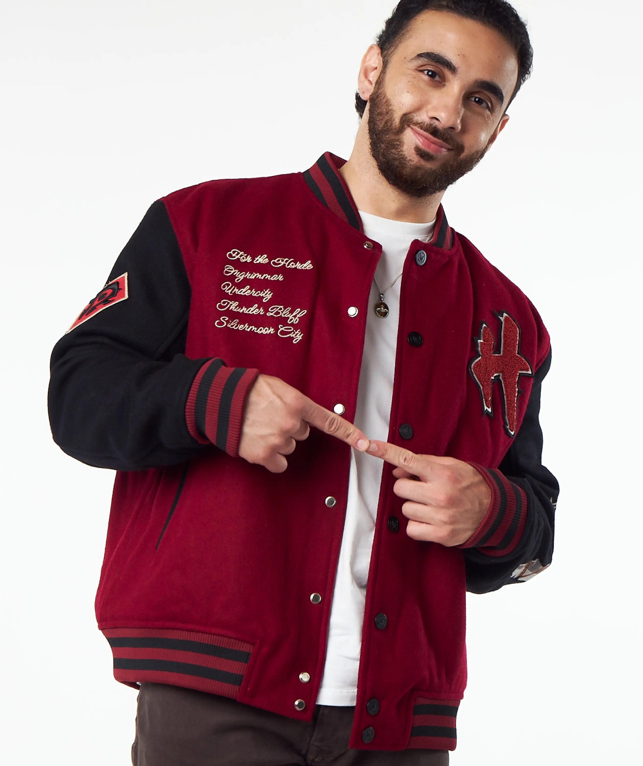 WORLD OF WARCRAFT HORDE VARSITY JACKET - Image 7