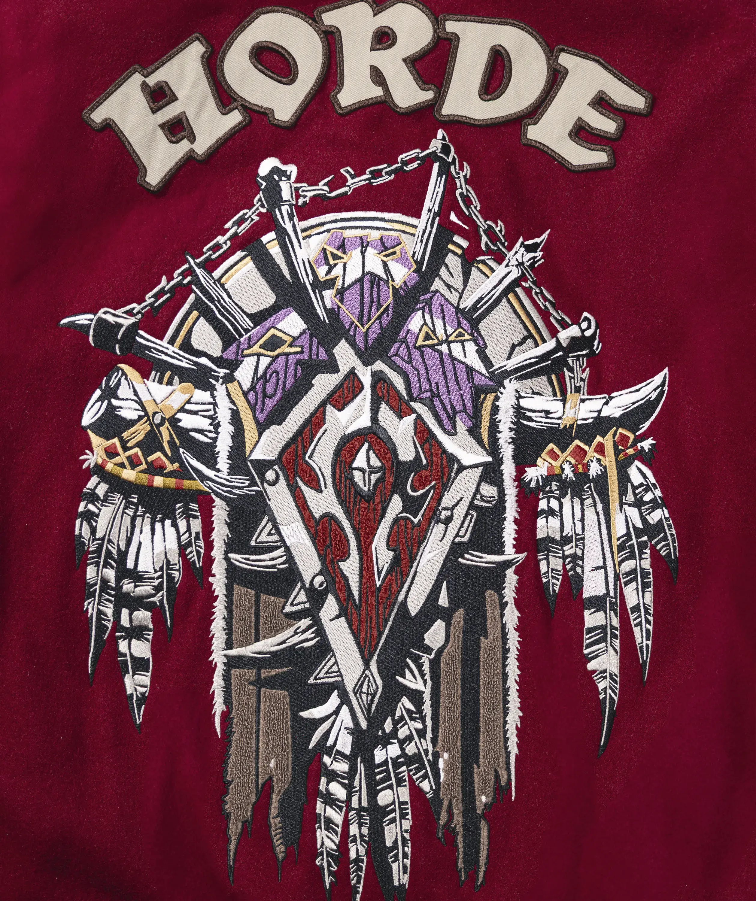 WORLD OF WARCRAFT HORDE VARSITY JACKET - Image 8