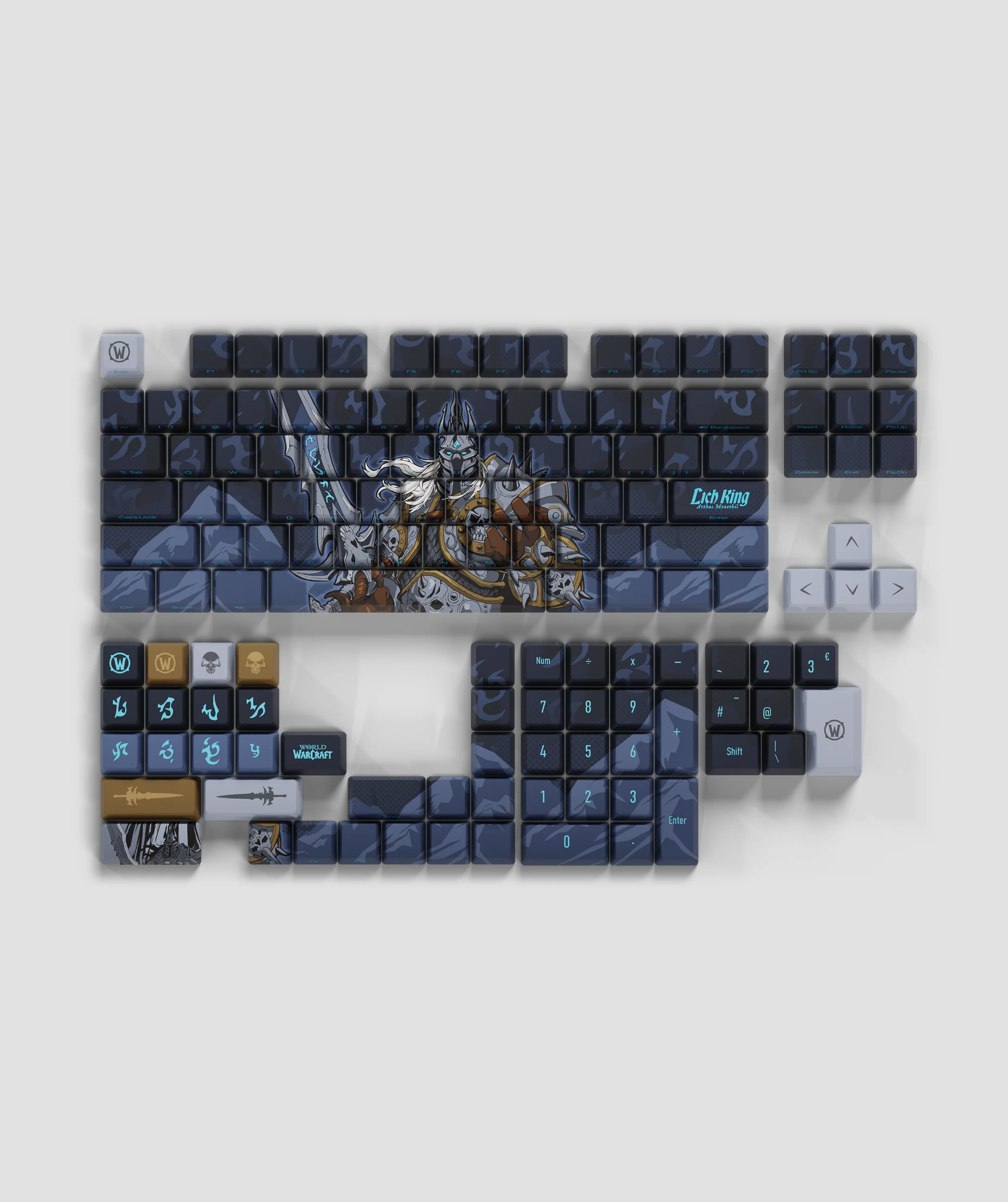 WORLD OF WARCRAFT LICH KING KEYCAP SET - Image 2