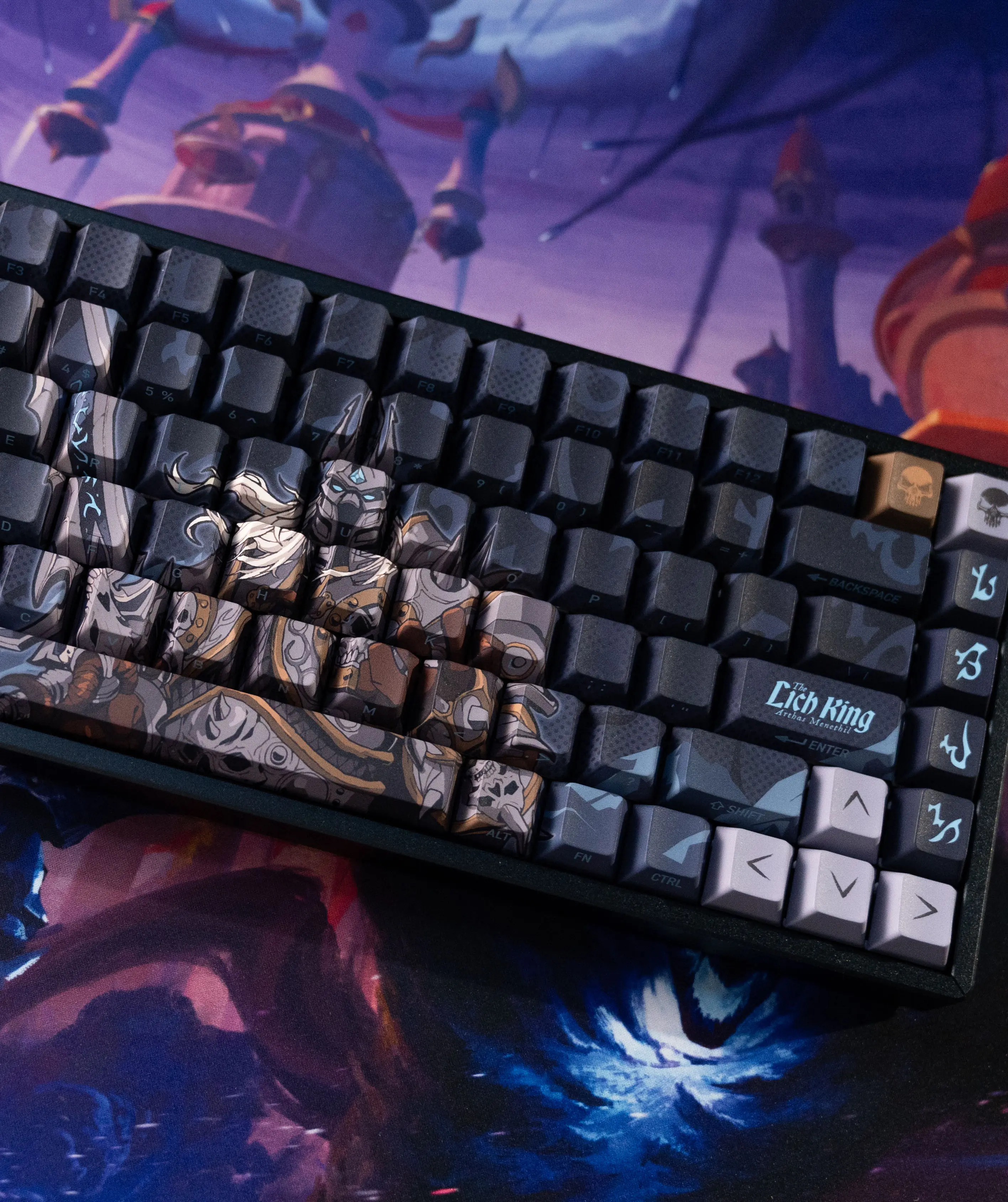 WORLD OF WARCRAFT LICH KING KEYCAP SET - Image 5