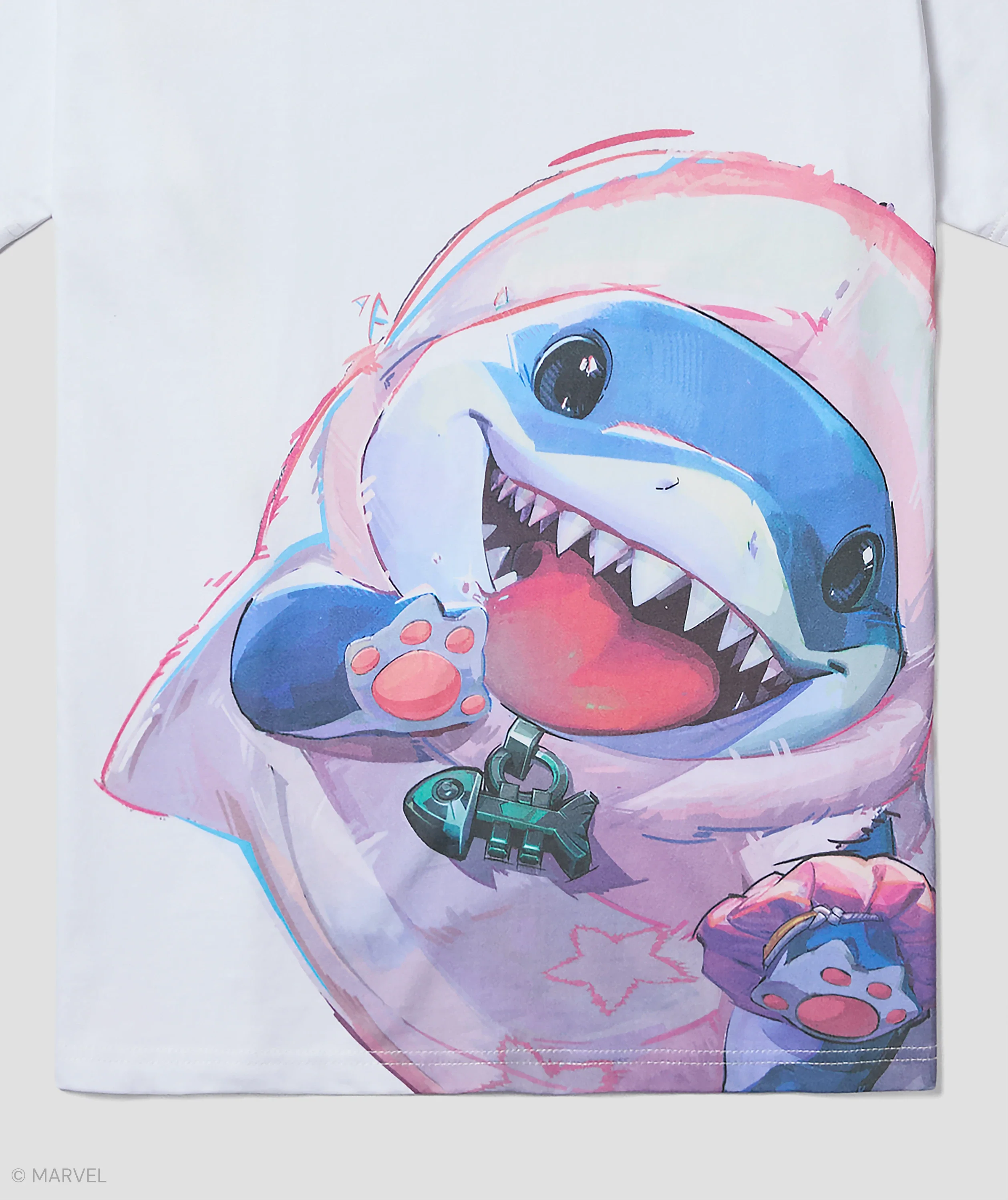 MARVEL RIVALS JEFF THE LAND SHARK TEE - Image 4